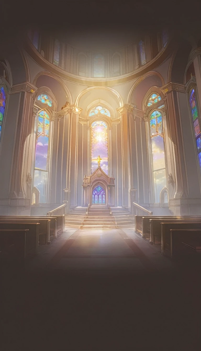 There is a picture of the church,There is a stained glass window in the church, 大Church Background, interior background technology, background technology, Kingdom of Light Background, anime background technology, Church Background, Church Background!, Palace Background, Stunning mysterious background, background technologywork, Anime Landscape Concept Art, Glowing stained glass background, Random background scenes, Ruina Library concept art, background technology deco palace