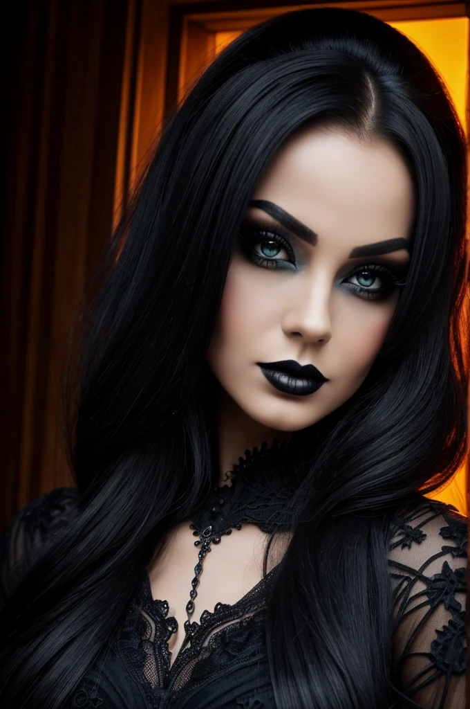 ((best quality)), ((masterpiece)), (detailed), perfect face Beauty queen mistery gothic dark bad bitch sunrise malefic