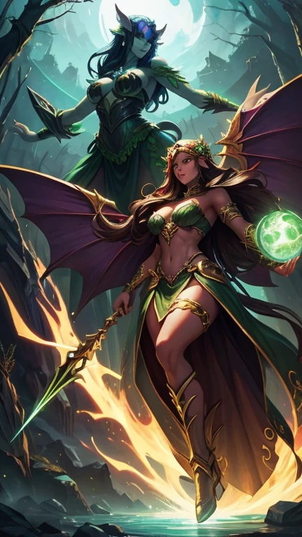goddess legendary villain heroine possessed titan mutant dryad prisoner
