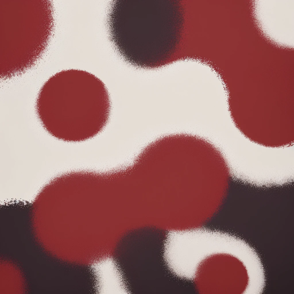 Create an abstract background image with a dynamic and harmonious blend of red and white hues. The composition should evoke a sense of movement and fluidity, with swirling patterns and gradients that seamlessly transition between the two colors. Incorporate elements of contrast, such as bold streaks of crimson against softer, muted shades of white. The overall effect should be both captivating and balanced, with a modern and sophisticated aesthetic