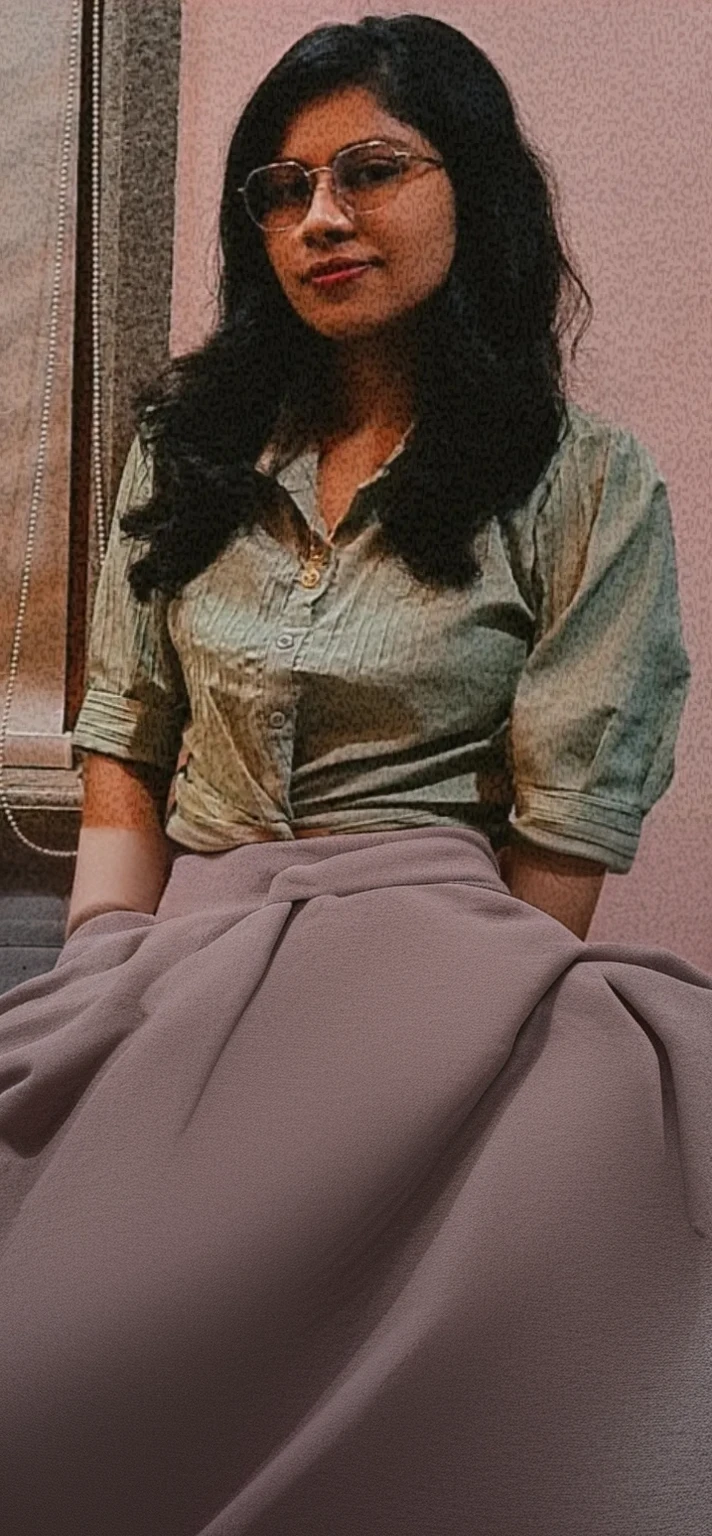 navel, exposed navel, exposed midriff, thick thighs