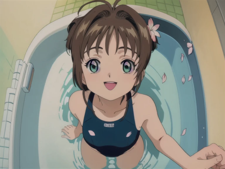 、(masterpiece、Highest quality)、Highest quality, Ultra-high resolution, (((masterpiece))), alone, Sweat、Big eyes, Composition from the front、Shortcuts、Embarrassed face、Bronze colored hair、Cut your hair short、Ocean、Beach、Black Micro Bikini、belly button、short hair、(Bronze colored hair)