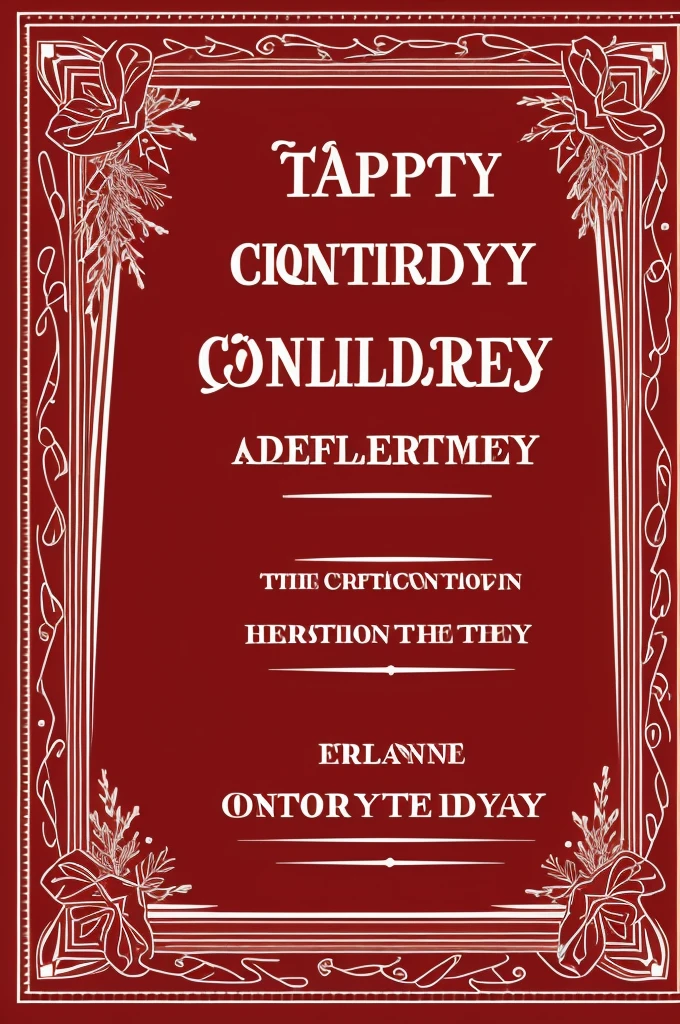 The image shows a festive design with the text "COUNTRY HOLIDAYS" In the middle. The text is in capital letters and red., with a thick and decorative font style. Around the text are decorative patterns that look like geometric shapes and curves., also in red, that create an ornamental frame around the text. These patterns include symmetrical and repeating elements that resemble spirals and wavy lines., giving a festive and traditional look to the image.