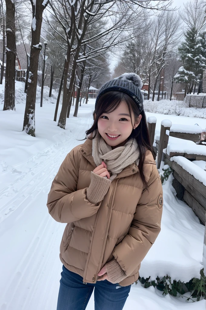 I like you, the one who smiles and says the snow is beautiful