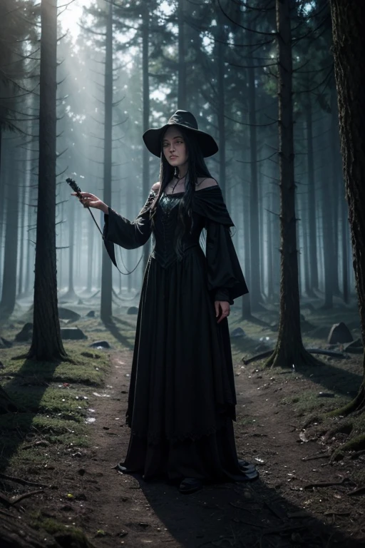 The master witches, ancient and sinister creatures, wove their plots of revenge with threads of shadows and ancient magical plots. Each of them possessed mastery over a facet of darkness, from manipulating dreams to summoning entities beyond human understanding. Discovering that the young witch had renounced her hidden heritage, they gathered in an ancient forest where time seemed frozen and tormented souls whispered lost secrets. Under the flickering light of black candles, the master witches sang forbidden chants that reverberated in the bowels of the earth, calling the shadow beings to the imminent hunt. Winged messengers set off in all directions, crossing the veils between the worlds to find the young witch and bring her back to the lair of darkness.