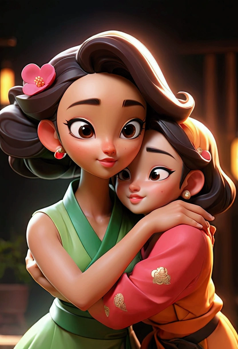 Tang sanzang hugs hot girls