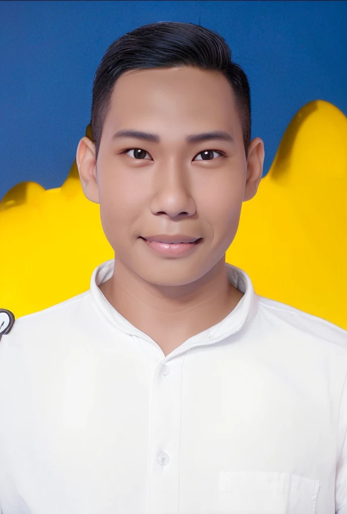 Hyperrealistic 3D Cartoon style character Disney. 20 year old Indonesian man, ideal body, neat black hair, wearing a black shirt.
smiling at the camera with hands in ready position, gray background. Use soft photography lighting. Hair lighting, top lighting, side lighting, high quality photos, UHD, 16K
