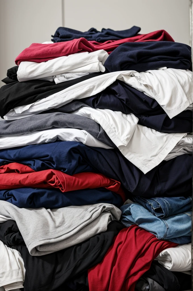 A apocolypes of pile of clothes