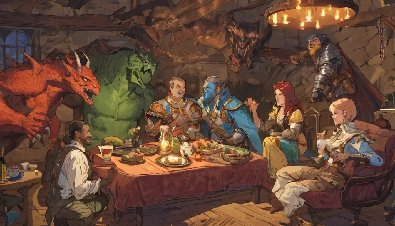 Dungeons and Dragons, Bed and Breakfast, heroes, monsters