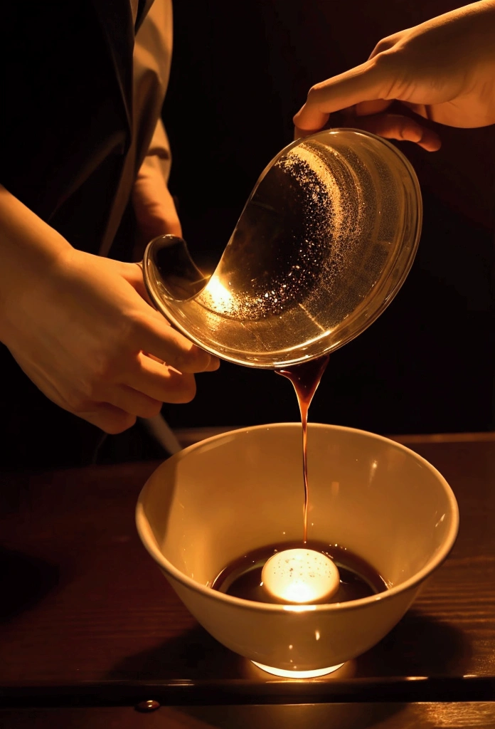 cup falling