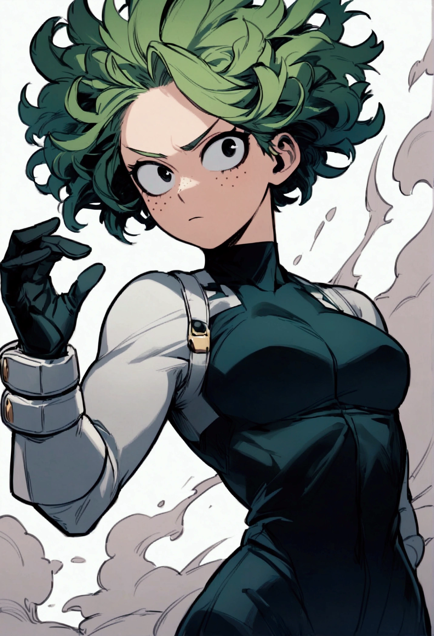 Very muscular massive tatsumaki one punch man