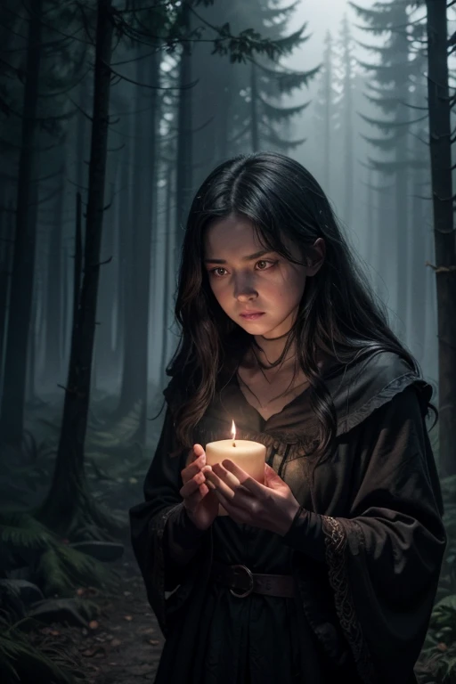 The master witches, consumed by their own arrogance and thirst for power, underestimated the young witch's determination and wit. When they finally realized that she had escaped their dark clutches, a sharp wind swept through the depths of the ancient forest, carrying with it the plaintive echo of their undone curses. The young witch emerged from the shadows triumphant, but not without deep scars on her soul. The price of defying the keepers of hidden secrets was high, but she knew her journey was just beginning. Carrying with her the experience of audacious escape and the weight of acquired responsibility, the witch chose to tread a new path, this time as guardian of the balance between light and darkness. Her eyes now reflected not only the silvery glow of greed for magic, but also the dark gray of knowledge gained through adversity. So, she moved forward, ready for the battles to come and the mysteries she would unravel in her uncertain destiny.