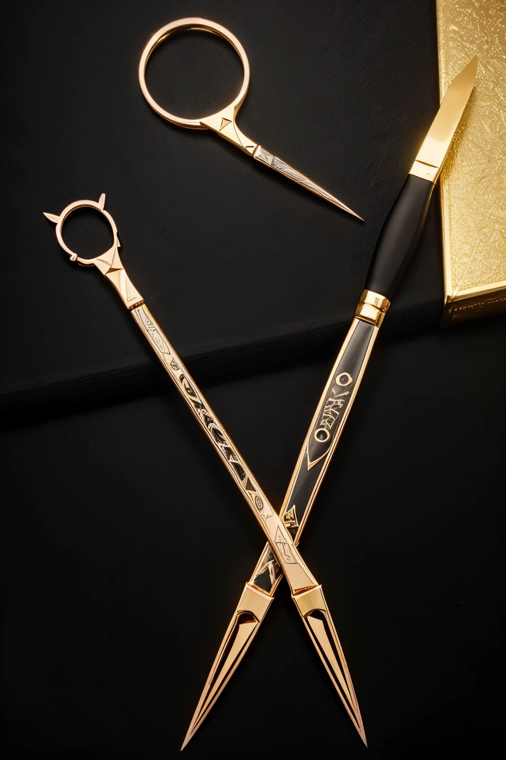 Symbol: A stylized scissor crossed with an enamel brush.
Name: "Elohim Aesthetic Center"
Slogan: "Fashion and Beauty Without Limits"
colors: negro, gold and a touch of pastel pink.
typography: Thin modern sans-serif