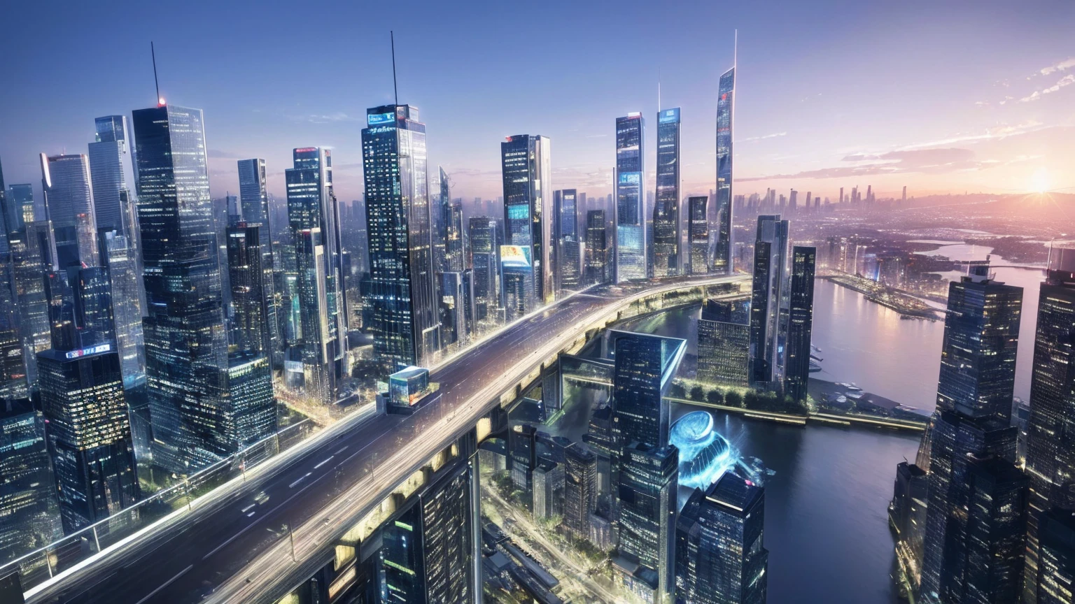 (Best quality,4K,8K,A high resolution,Masterpiece:1.2),Ultra-detailed,(Realistic,Photorealistic,photo-realistic:1.37),Futuristic floating city,Futuristic technology,Huge urban high-tech tablet platform,Airship,Floating in the sky,Futuristic city,Small airships around,High-tech hemispherical platform,Colorful lights,Advanced architecture,modernn architecture,skyscrapper,Access the cloud,Scenic beauty,view over city,Impressive design,Blend seamlessly with nature,energetic and vibrant atmosphere,Futuristic transportation system,Parking is suspended,Transparent path,Lush greenery,Sky gardens,cascading waterfalls,Magnificent skyline,reflections on the water,Sparkling river,Architectural innovation,futuristic skyscrapers,Transparent dome,The shape of the building is unusual,Elevated walkway,Impressive skyline,Glowing lights,Futuristic technology,Minimalist design,Scenic spots,Panoramic view,Cloud Piercing Tower,Vibrant colors,epic sunrise,epic sunset,Dazzling light display,magical ambiance,The future city,Urban Utopia,LuxuryLifestyle,Innovative energy,sustainable development,Smart city technology,Advanced infrastructure,Tranquil atmosphere,Nature and technology live in harmony,Awesome cityscape,Unprecedented urban planning,Architecture connects seamlessly with nature,High-tech metropolis,A cutting-edge engineering marvel,The future of urban living,Visionary architectural concept,Energy-efficient buildings,Harmony with the environment,A city floating above the clouds,Utopian dreams become reality,The possibilities are endless,State-of-the-art transportation network,Green energy integration,Innovative materials,Impressive holographic display,Advanced communication system,Breathtaking aerial view,Quiet and peaceful environment,Modernist aesthetics,Ethereal beauty