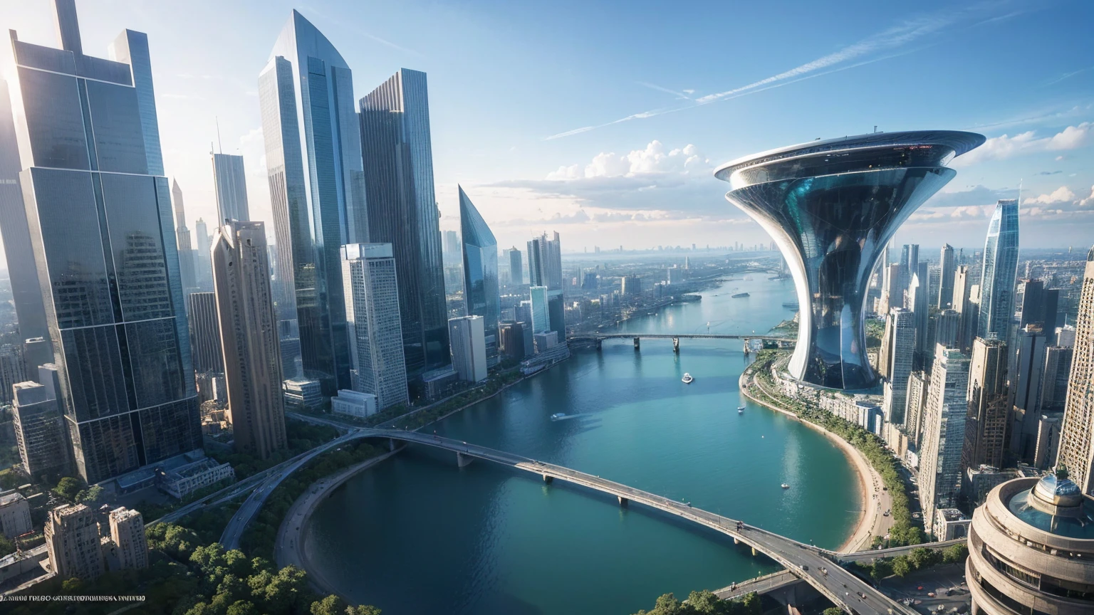 (Best quality,4K,8K,A high resolution,Masterpiece:1.2),Ultra-detailed,(Realistic,Photorealistic,photo-realistic:1.37),Futuristic floating city,Futuristic technology,Huge urban high-tech tablet platform,Airship,Floating in the sky,Futuristic city,Small airships around,High-tech hemispherical platform,Colorful lights,Advanced architecture,modernn architecture,skyscrapper,Access the cloud,Scenic beauty,view over city,Impressive design,Blend seamlessly with nature,energetic and vibrant atmosphere,Futuristic transportation system,Parking is suspended,Transparent path,Lush greenery,Sky gardens,cascading waterfalls,Magnificent skyline,reflections on the water,Sparkling river,Architectural innovation,futuristic skyscrapers,Transparent dome,The shape of the building is unusual,Elevated walkway,Impressive skyline,Glowing lights,Futuristic technology,Minimalist design,Scenic spots,Panoramic view,Cloud Piercing Tower,Vibrant colors,epic sunrise,epic sunset,Dazzling light display,magical ambiance,The future city,Urban Utopia,LuxuryLifestyle,Innovative energy,sustainable development,Smart city technology,Advanced infrastructure,Tranquil atmosphere,Nature and technology live in harmony,Awesome cityscape,Unprecedented urban planning,Architecture connects seamlessly with nature,High-tech metropolis,A cutting-edge engineering marvel,The future of urban living,Visionary architectural concept,Energy-efficient buildings,Harmony with the environment,A city floating above the clouds,Utopian dreams become reality,The possibilities are endless,State-of-the-art transportation network,Green energy integration,Innovative materials,Impressive holographic display,Advanced communication system,Breathtaking aerial view,Quiet and peaceful environment,Modernist aesthetics,Ethereal beauty