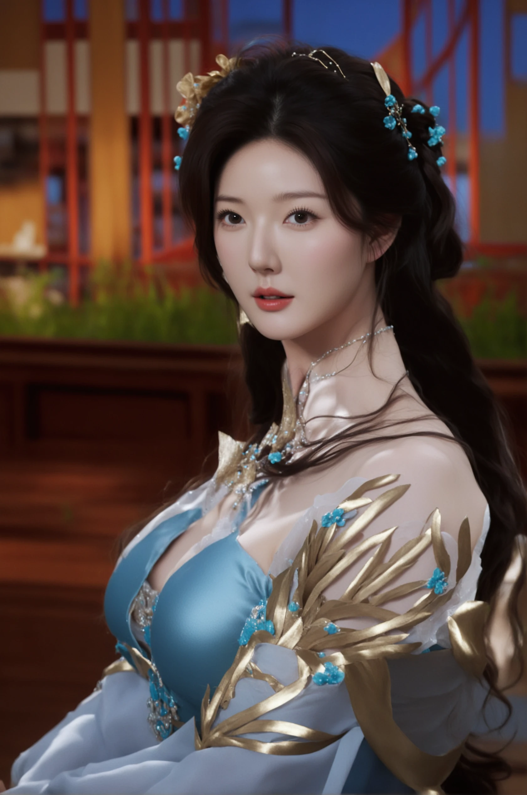 (hyperrealistic), (illustration), (high resolution), (8K), (extremely detailed), (best illustration), (beautiful detailed eyes), (best quality), (ultra-detailed), (masterpiece), (wallpaper), (photorealistic), (natural light), (rim lighting), (detailed face), (high detailed realistic skin texture), (anatomically correct), (solo), (1 girl), (high detailed realistic hair), (caramel hair:1.35), (heterochromic eyes), (detailed eyes), (light yellow eyes:1.37), (sparkling eyes), (realistic big breasts:1.5), (exposed nipples breasts:1.35), (long legs), (slender abs), (dynamic pose), (closed tiny mouth:1.3), (nsfw), (concentrated expression), (topless),