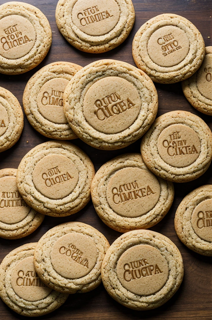 A logo for natural quinoa cookies