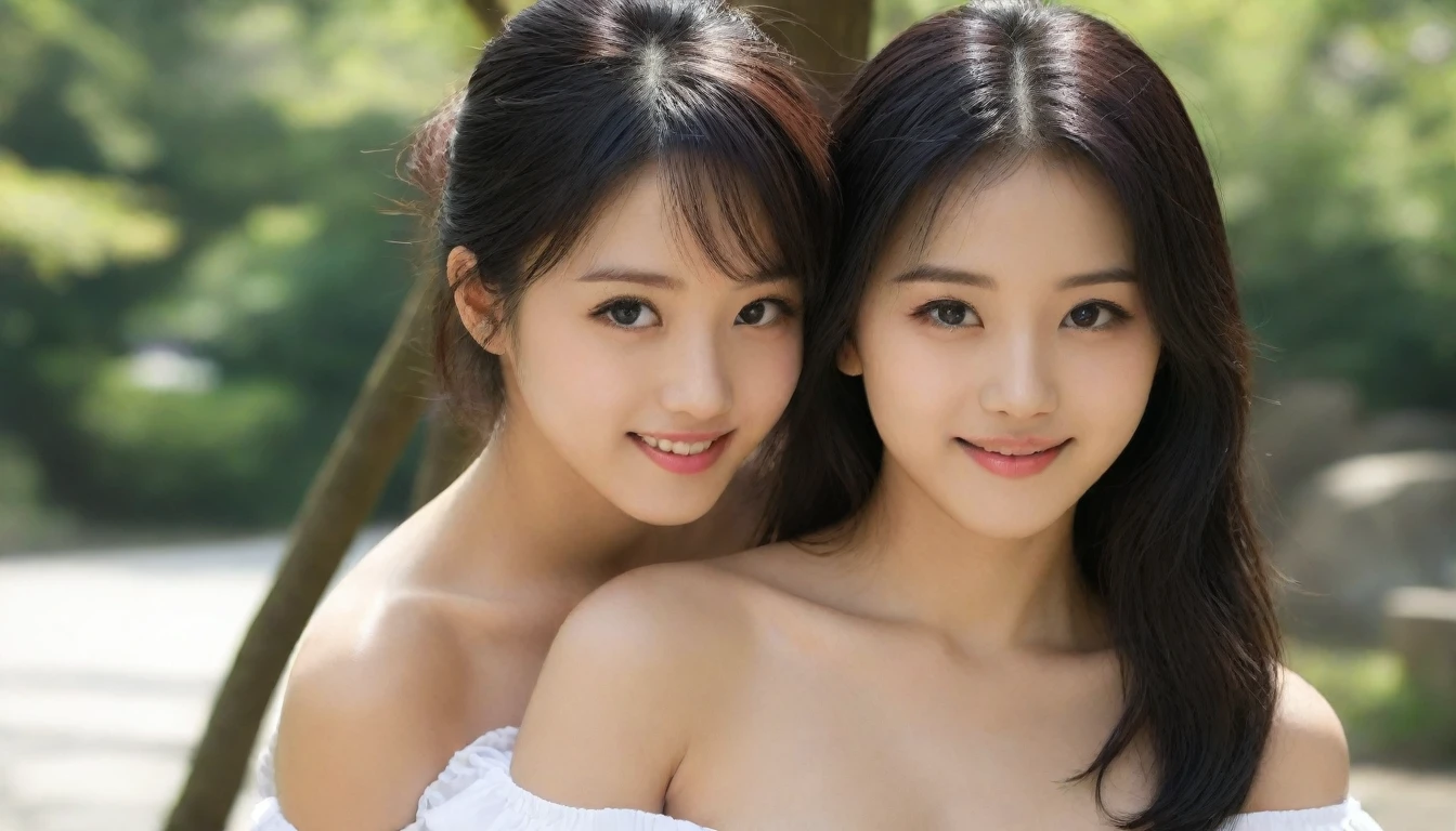 4 beautiful girls,,cute,Beautiful and clear,proportional body,Naked in rural Thailand,Medium nipples,Beautiful pussy, tight slit with some hair.,Lesbians rubbing each other&#39;s pussies,charming smile,8K,best quality,high resolution,The atmosphere in the rice fields is ripe..