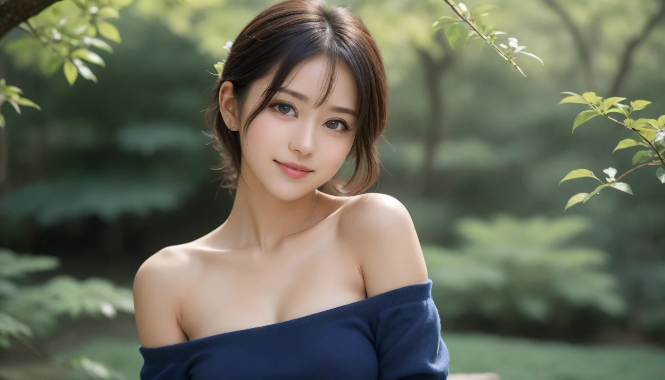 Nude,18 year old beautiful girl, Big eyes, cute, looking at camera