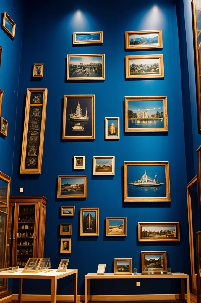 Blue museum