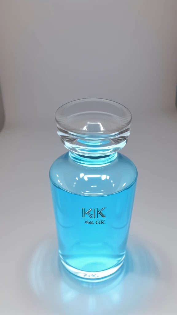a beautiful detailed oval-shaped ice blue perfume bottle, elegant, simple, (best quality,4k,8k,highres,masterpiece:1.2),ultra-detailed,(realistic,photorealistic,photo-realistic:1.37),professional, pristine, glass, reflective, shiny, minimalist, luxury, high-end, flawless, studio lighting, vivid colors
