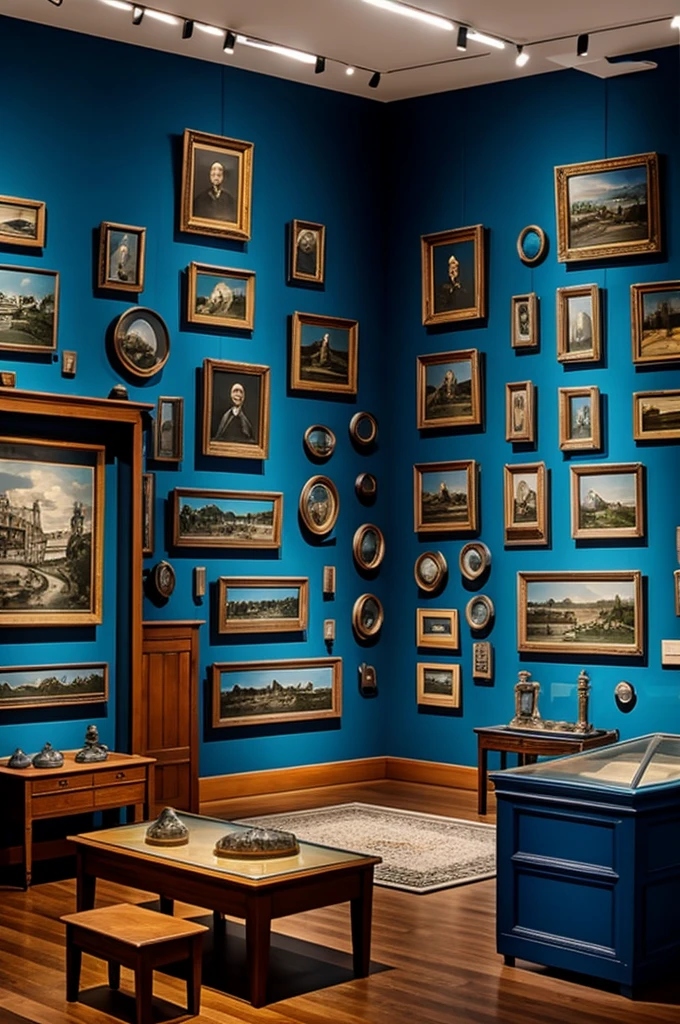 Blue museum