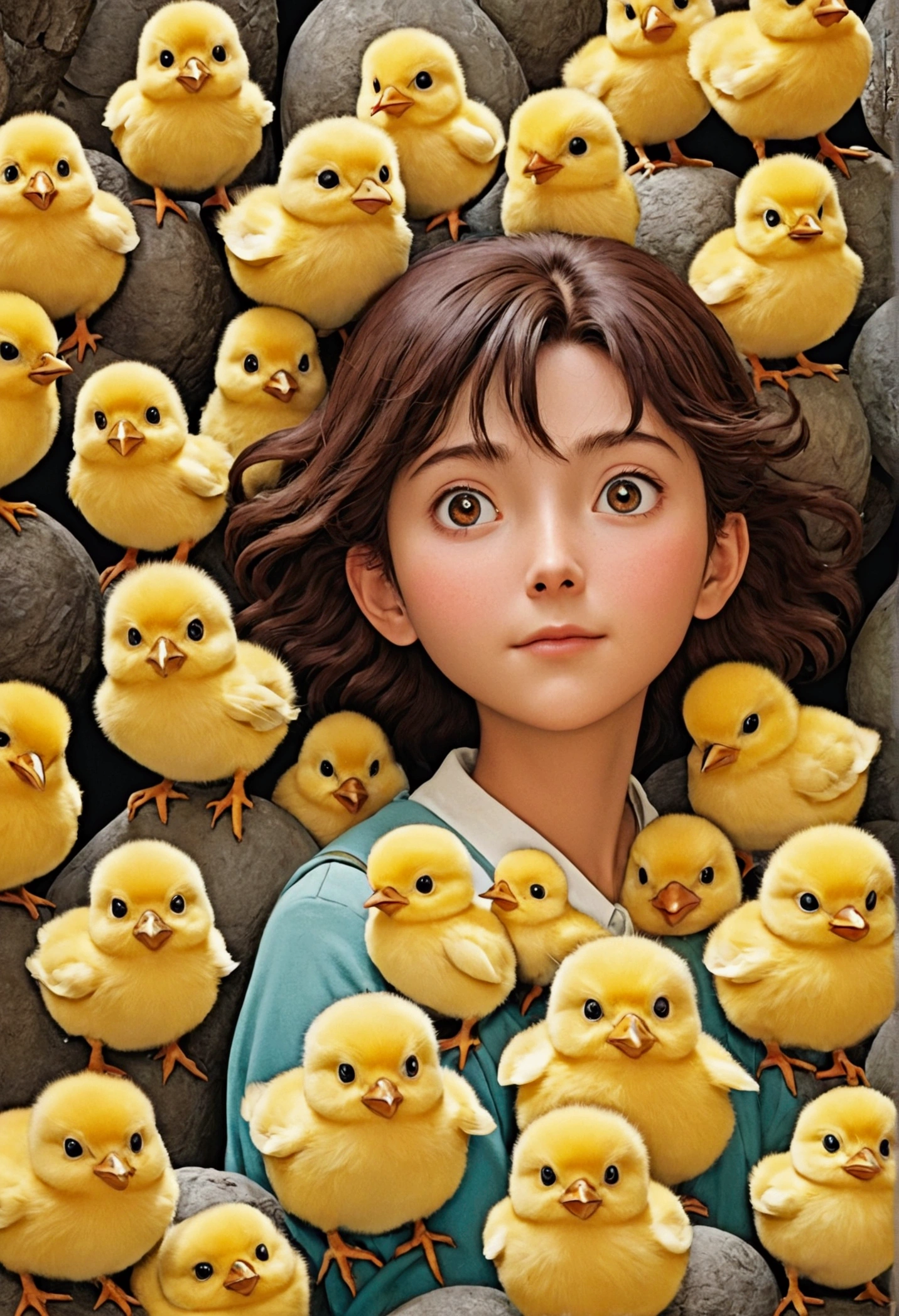 Ghibli lots of chicks