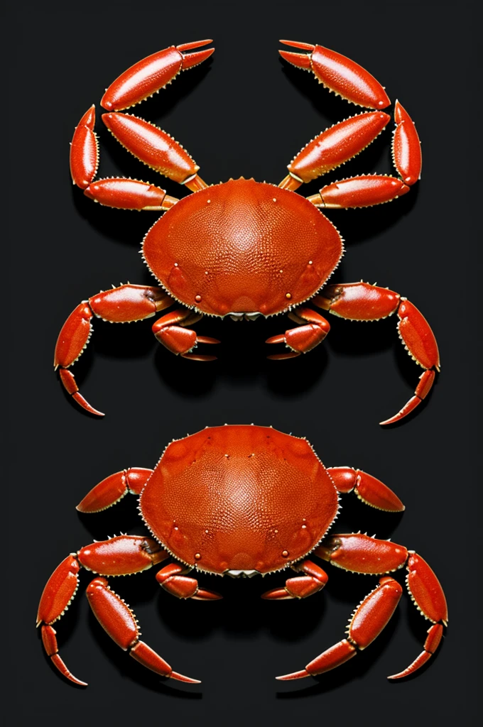 Animated mold of a crab's legs