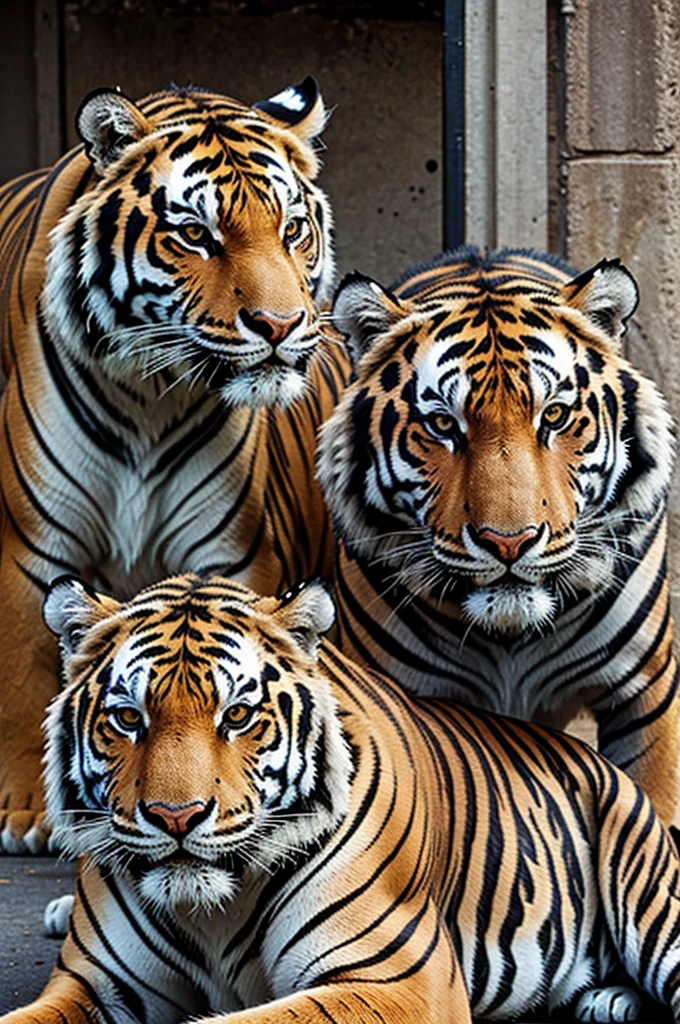 Tiger and dinosor hybird
