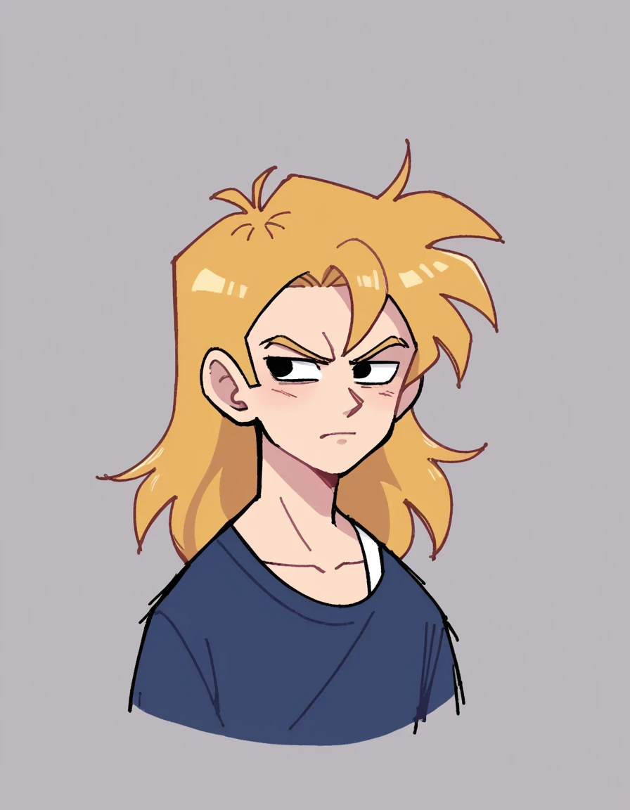 zPDXL, score_9, score_8_up, score_7_up, source_anime, BREAK
sketch, flat color, 1guy, solo, black eyes, vivziepop, dragon ball, long hair