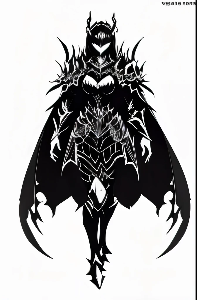 Dark armor female paladin
