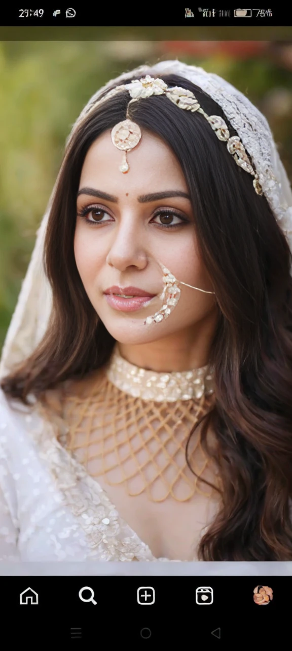Samantha ruth prabhu,Create a photorealistic image of a middle-class Indian woman standing in a modest living room, wearing a traditional saree with her open pallu dropped (the loose end of the saree dropped) casually over one shoulder. (Expsoing cleavage and navel),The woman should exude a sense of grace and simplicity, with her hair neatly tied in a bun adorned with fresh jasmine flowers. Her expression should be serene yet confident, as she goes about her daily routine with quiet dignity. The room should be furnished modestly, with simple wooden furniture and decorative touches that reflect the warmth and homeliness of a typical middle-class Indian household