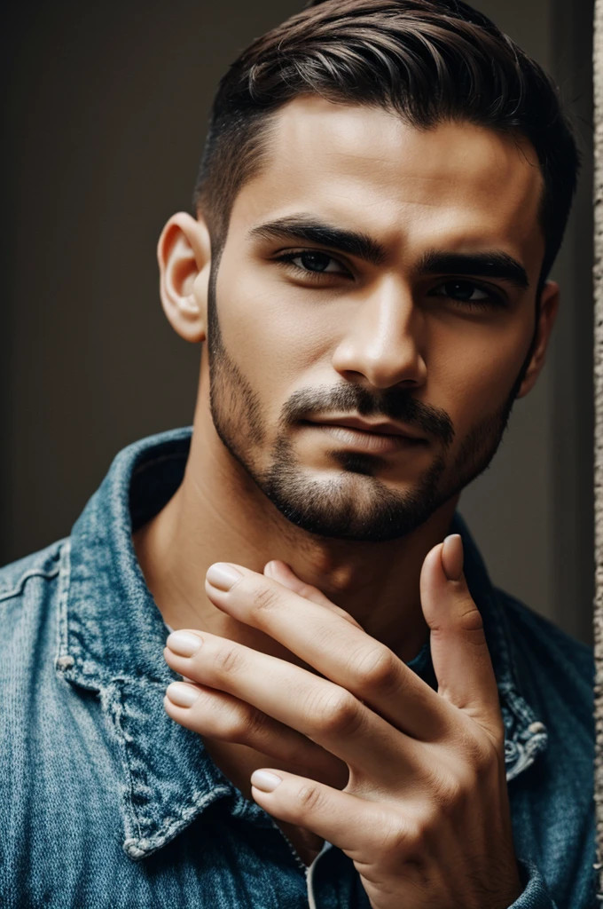 Man with nail