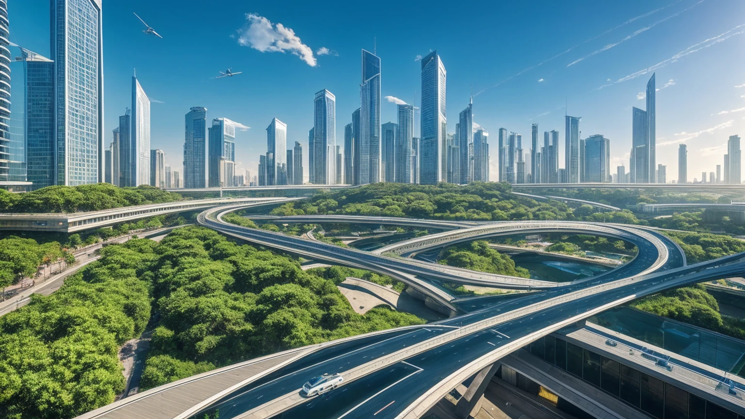 (Best quality,4K,8K,A high resolution,Masterpiece:1.2),Ultra-detailed,(Realistic,Photorealistic,photo-realistic:1.37),Futuristic floating city,Futuristic technology,Huge urban high-tech tablet platform,Airship,Floating in the sky,Futuristic city,Small airships around,High-tech hemispherical platform,Colorful lights,Advanced architecture,modernn architecture,skyscrapper,Access the cloud,Scenic beauty,view over city,Impressive design,Blend seamlessly with nature,energetic and vibrant atmosphere,Futuristic transportation system,Parking is suspended,Transparent path,Lush greenery,Sky gardens,cascading waterfalls,Magnificent skyline,reflections on the water,Sparkling river,Architectural innovation,futuristic skyscrapers,Transparent dome,The shape of the building is unusual,Elevated walkway,Impressive skyline,Glowing lights,Futuristic technology,Minimalist design,Scenic spots,Panoramic view,Cloud Piercing Tower,Vibrant colors,epic sunrise,epic sunset,Dazzling light display,magical ambiance,The future city,Urban Utopia,LuxuryLifestyle,Innovative energy,sustainable development,Smart city technology,Advanced infrastructure,Tranquil atmosphere,Nature and technology live in harmony,Awesome cityscape,Unprecedented urban planning,Architecture connects seamlessly with nature,High-tech metropolis,A cutting-edge engineering marvel,The future of urban living,Visionary architectural concept,Energy-efficient buildings,Harmony with the environment,A city floating above the clouds,Utopian dreams become reality,The possibilities are endless,State-of-the-art transportation network,Green energy integration,Innovative materials,Impressive holographic display,Advanced communication system,Breathtaking aerial view,Quiet and peaceful environment,Modernist aesthetics,Ethereal beauty