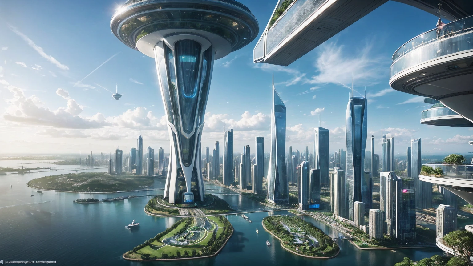 (Best quality,4K,8K,A high resolution,Masterpiece:1.2),Ultra-detailed,(Realistic,Photorealistic,photo-realistic:1.37),Futuristic floating city,Futuristic technology,Huge urban high-tech tablet platform,Airship,Floating in the sky,Futuristic city,Small airships around,High-tech hemispherical platform,Colorful lights,Advanced architecture,modernn architecture,skyscrapper,Access the cloud,Scenic beauty,view over city,Impressive design,Blend seamlessly with nature,energetic and vibrant atmosphere,Futuristic transportation system,Parking is suspended,Transparent path,Lush greenery,Sky gardens,cascading waterfalls,Magnificent skyline,reflections on the water,Sparkling river,Architectural innovation,futuristic skyscrapers,Transparent dome,The shape of the building is unusual,Elevated walkway,Impressive skyline,Glowing lights,Futuristic technology,Minimalist design,Scenic spots,Panoramic view,Cloud Piercing Tower,Vibrant colors,epic sunrise,epic sunset,Dazzling light display,magical ambiance,The future city,Urban Utopia,LuxuryLifestyle,Innovative energy,sustainable development,Smart city technology,Advanced infrastructure,Tranquil atmosphere,Nature and technology live in harmony,Awesome cityscape,Unprecedented urban planning,Architecture connects seamlessly with nature,High-tech metropolis,A cutting-edge engineering marvel,The future of urban living,Visionary architectural concept,Energy-efficient buildings,Harmony with the environment,A city floating above the clouds,Utopian dreams become reality,The possibilities are endless,State-of-the-art transportation network,Green energy integration,Innovative materials,Impressive holographic display,Advanced communication system,Breathtaking aerial view,Quiet and peaceful environment,Modernist aesthetics,Ethereal beauty