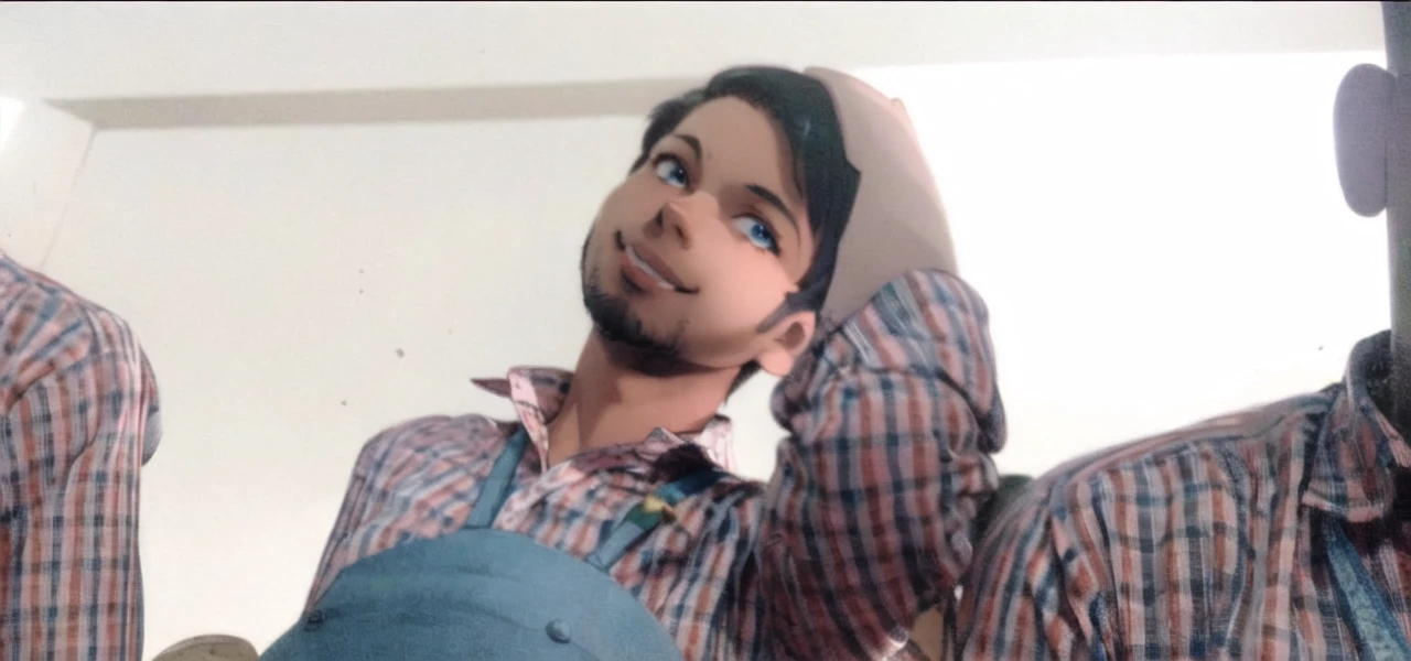 ((masterpiece,best quality)), absurdres, Misty_Pokemon, small breasts, blue eyes, yellow crop top, suspenders, solo, smiling, looking at viewer, cowboy shot, cinematic composition, dynamic pose