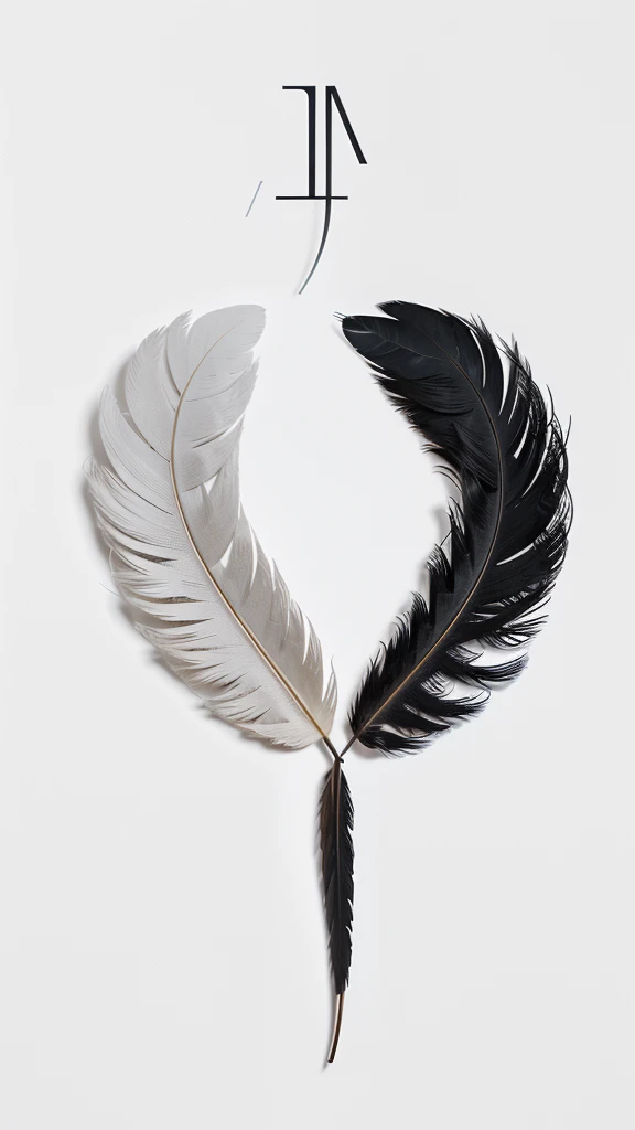 A minimal, modern, simple, cinematic logo design for the brand “Penamemoria". Create a modern, minimalistic, high-quality, masterpiece, fantastic, poetic feather that symbolizes dreams and stories.