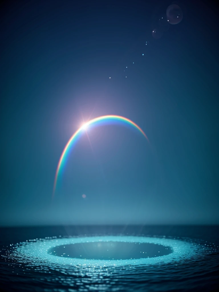 Young woman wearing a dress entirely made of transparent flowing water. Fluid, cascading gown with dynamic water movement. Large soap bubble-like spheres incorporated into the water fabric, creating a mesmerizing blend of flowing liquid and delicate bubble structures. Dynamic poses, dancing, Shimmering, iridescent water surface with rainbow reflections on bubble areas. Water drops of various sizes forming the dress's texture. High-detail photography, fantasy concept art style. Simple plain light blue background. Flowing water in space.