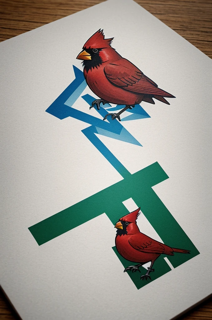 Crea un Logo q diga Cardinal Network inspirado en sao y Minecraft