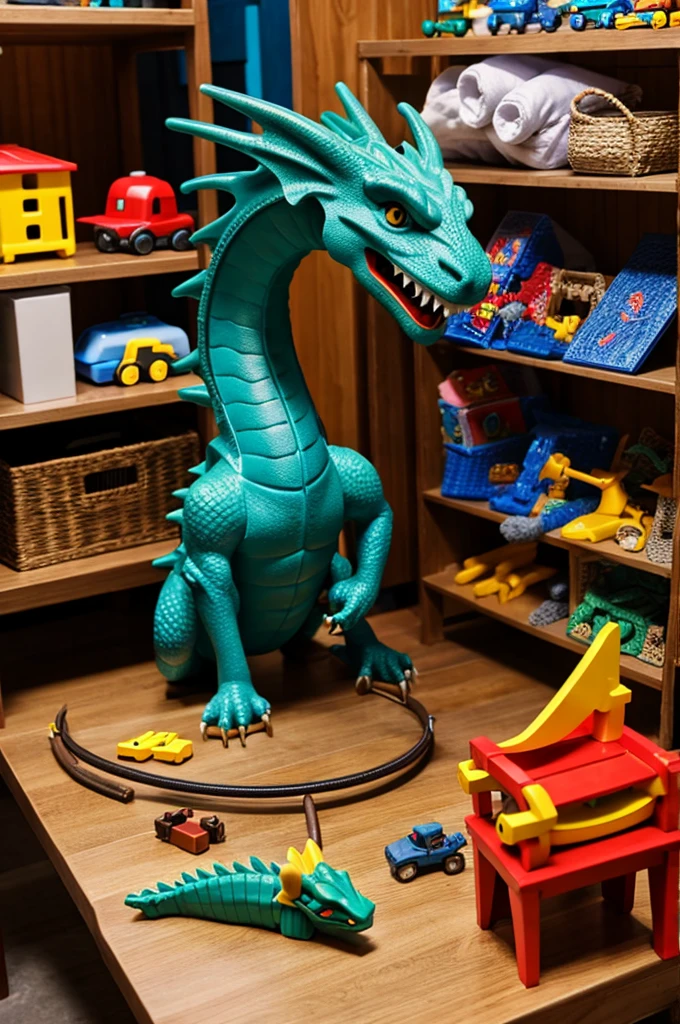 dragon, toy, workshop