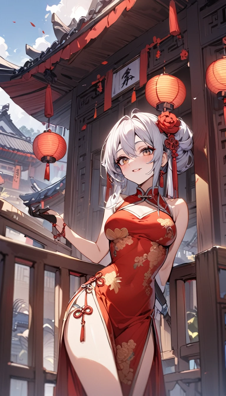 (Highest quality),Chinese Beauty,Chinese Dress,Chinese historical buildings