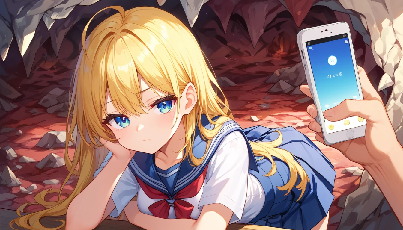 ((1girls:1.3)),((moe style:1.3)), ((school uniform:1.3)), ((bored look:1.3)), cowboy shot, ((phone:1.3)), ((hell:1.3)), ((perfect face)), ((extremely cute:1.3)), ((masterpiece:1.3)), ((8k)), ((best quality:1.3)), ((beautiful)), ((extremely detailed:1.3)) , ((absurdres)), ((score_9:1.3)), ((score_8_up:1.3)), ((score_7_up:1.3)), AddXL,Expressiveh