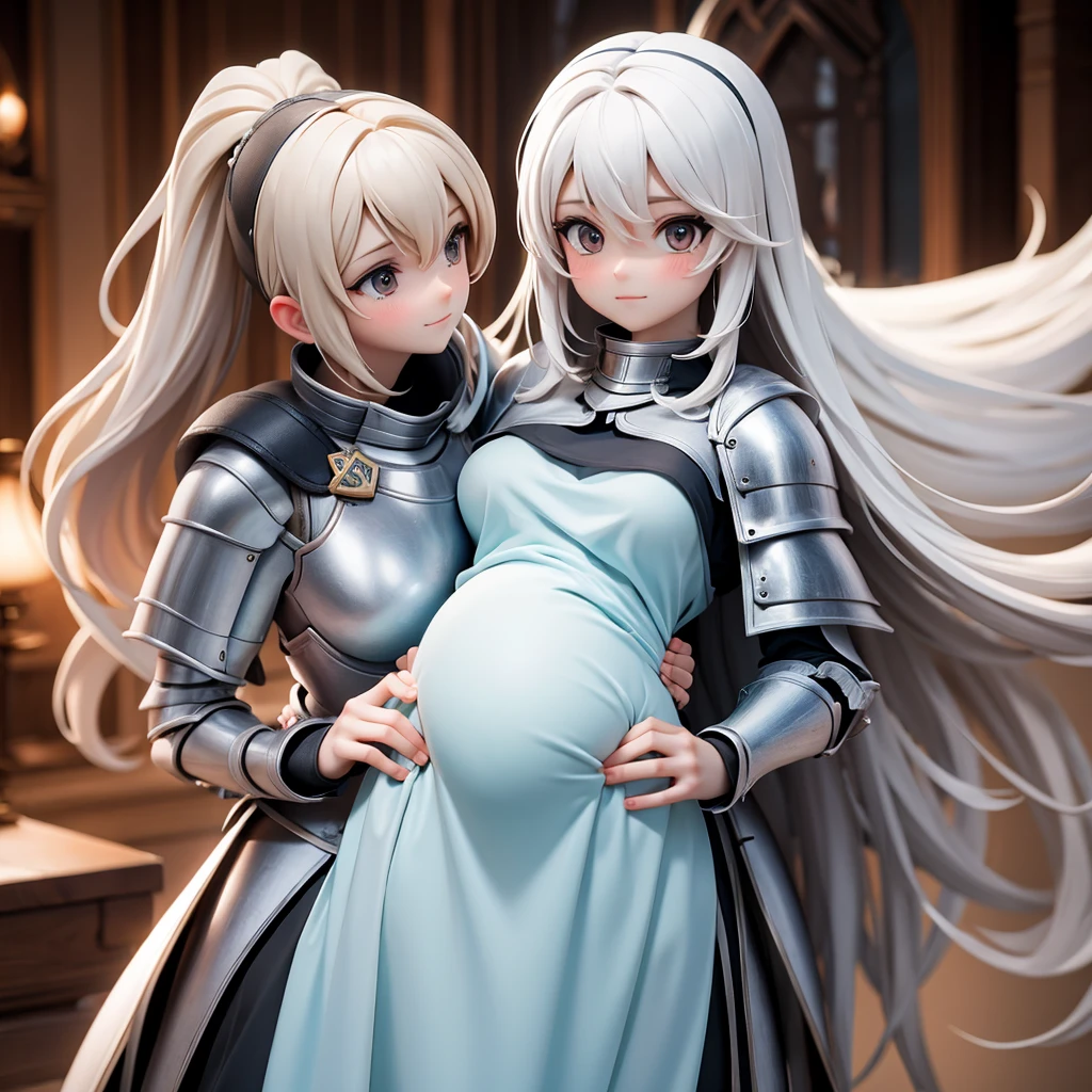 Female Knight in Pregnancy