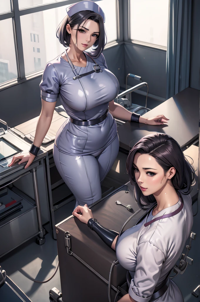 nurse uniform,hospital, latex nurse suit,nurses,busty,elbow gloves,labcoat,grey hair woman,red eyes , gigantic ,medical instruments,asian nurse,two nurses,speculum,examination room,oversize ,big ass ,strap on, lay on table ,legs spreaded,giving birth,gyno chair , dentist,Milf,latex,translucent uniform,oversize breasts
