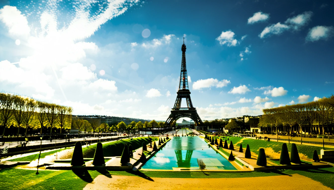 champ de Mars, eiffel tower, HQ