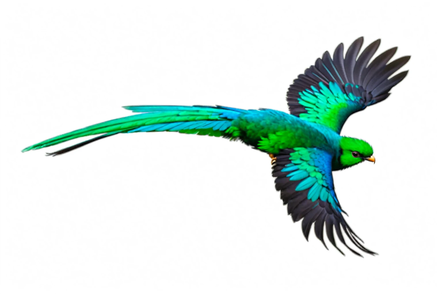 (8k, 16K,  Highest quality, High resolution, 非常にdetailed,Anatomically correct, Realistic, RAW Photos: 1.1),
((quetzal:1.4), Costa Rica&#39;s national bird,Distinctive lapis lazuli tail feathers,Two very long tail feathers and two not so long tail feathers,((Deep green crest on head)),Lapis Lazuli Feather,The belly has red feathers,Black flight feathers,),
Textured, detailed, artistic,