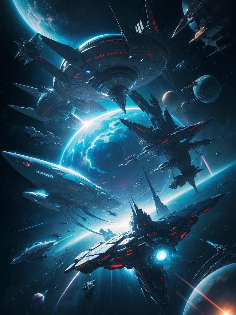 spaceship flying over a planet with a star in the background, futuristic orbital station!!!!, futuristic space station, space elevator, futuristic space port, floating city in the sky, scifi space station, inspired by Stephan Martiniere, futuristic scifi, inspired by Stephan Martinière, russian orbit city cityscape, orbital station, space port city, by Peter Elson, space station
