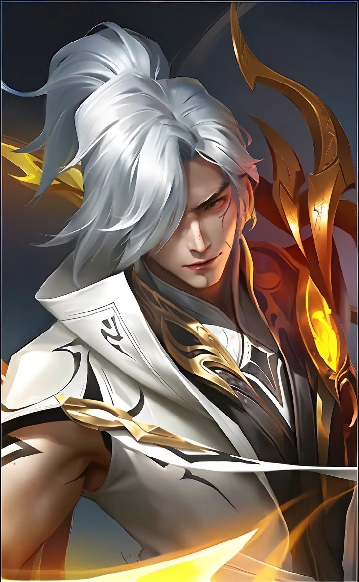 there is a man with a tattoo on his arm and a boxing glove, handsome guy in demon slayer art, inspired by Yanjun Cheng, artwork in the style of guweiz, handsome japanese demon boy, beautiful artwork, hyper realistic illustration, rossdraws 1. 0, realistic illustrative painting, :: rossdraws, rossdraws 2. 0, highly detailed exquisite fanart