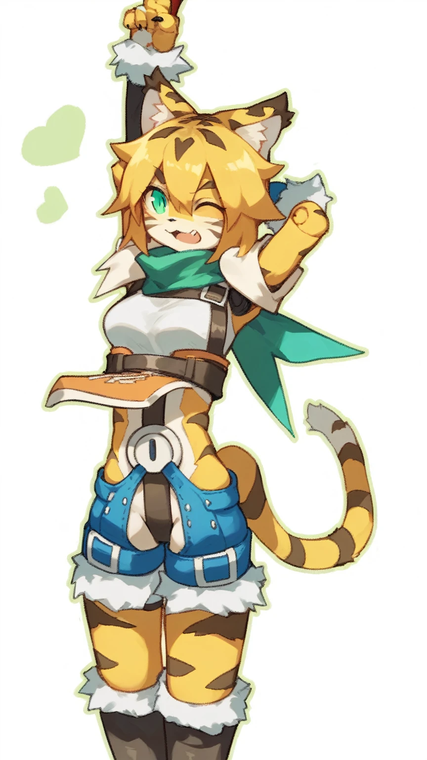 Cartoon cat with a sword and a hat, completely robot!! Cat girl, Sora the Cat, sfw version, Saber Tiger, MapleStory character art, Women&#39;s furry mini cute style, guilty gear art style, Kashert Kenz, Cat girl, Rune Factory 5 Art Style, Women&#39;s Fursona, humanoid cheetah, ((Tiger)), Cat girl
