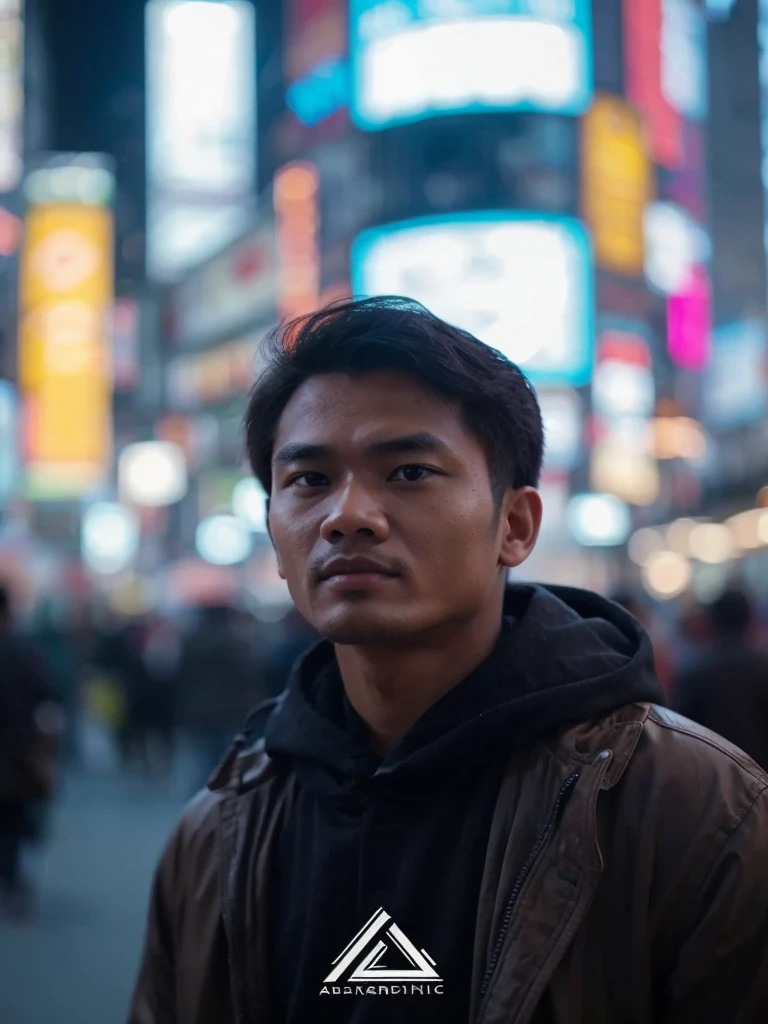 Realistic,indonesian man,